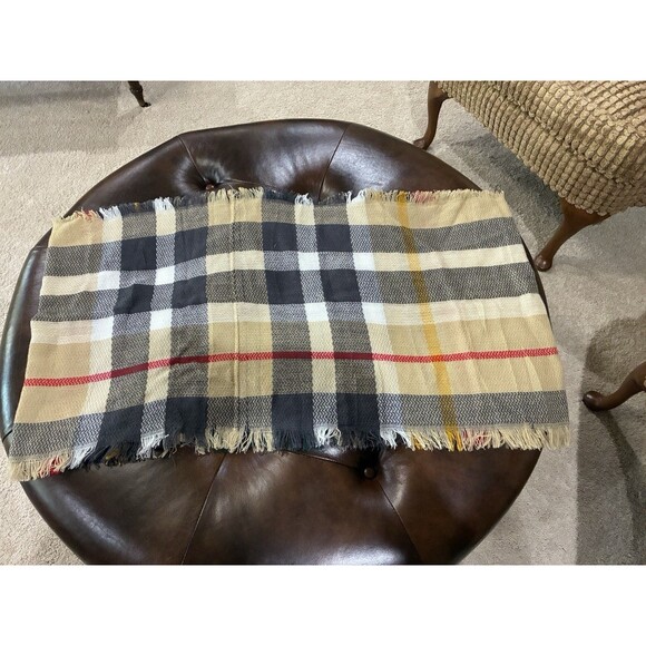 FUNKY MONKEY INFINITY SCARF PLAID FALL WARM - Picture 2 of 2